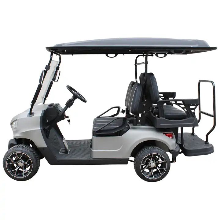 Electric Sightseeing Bus 4 Seater Battery Operated Golf Cart New Energy Electric Vehicle Hunting Cart