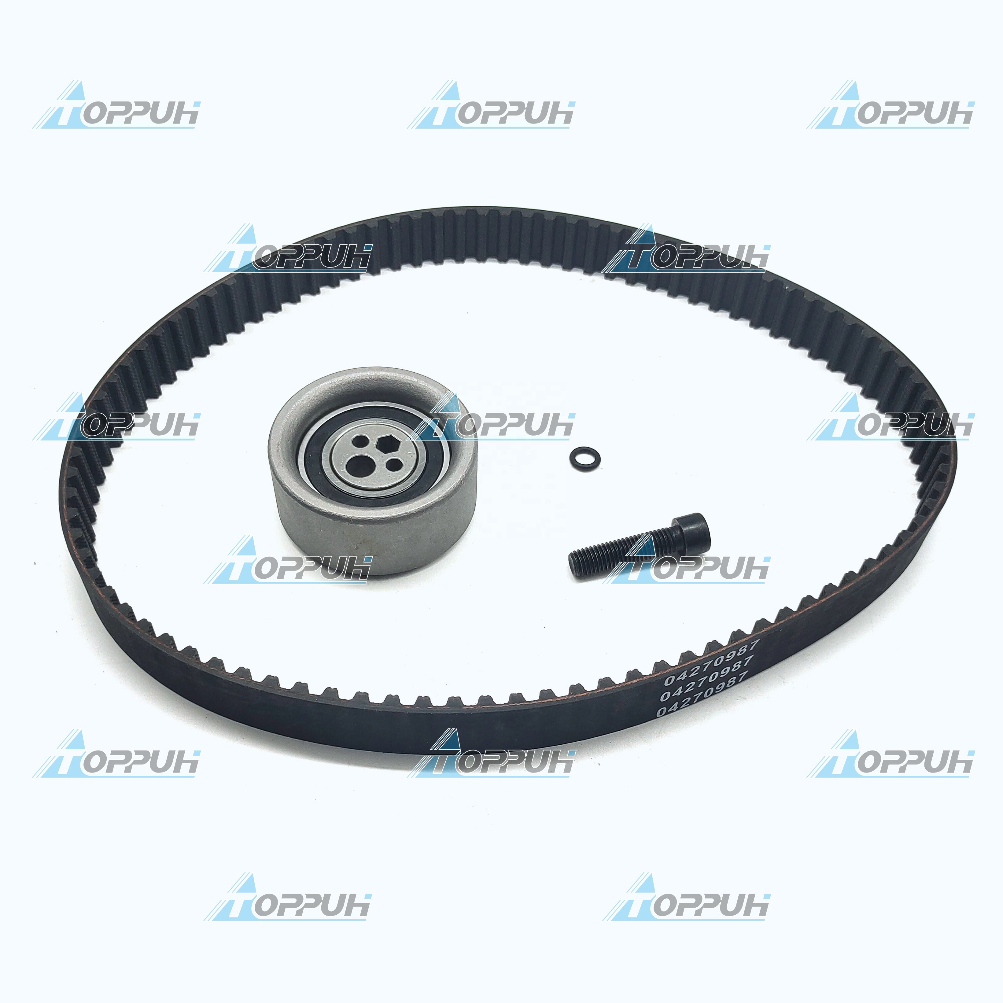 Timing Belt Kit 04270987 Compatible with Deutz Engines BF4M1011 BF4L1011 F4M1011 F3L1011F Fit 863 873 A220 A300 Loader 6670555