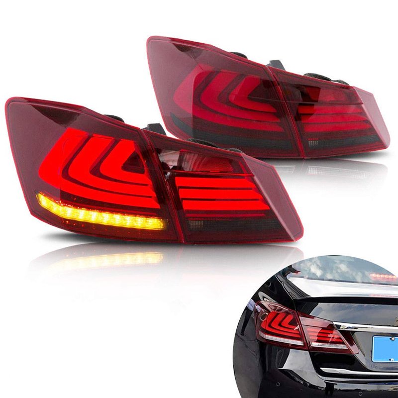 Auto LED Taillights for BYD E3 E5 E9 DENZA D9 GEELY TUGELLA ZEEKR 001 CHERY JETOUR X90 MG3 Tail Lamp Rear Brake Taillight