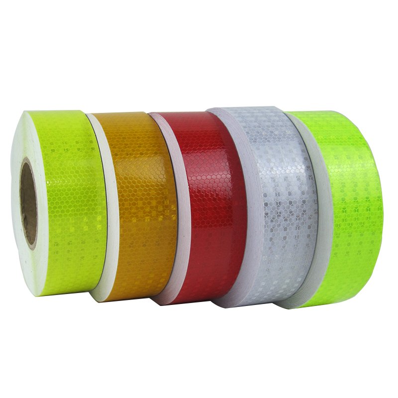 High Intensity Super Adhesive Car Accessories Retro Safety Yellow Sticker Reflective Tape for Truck