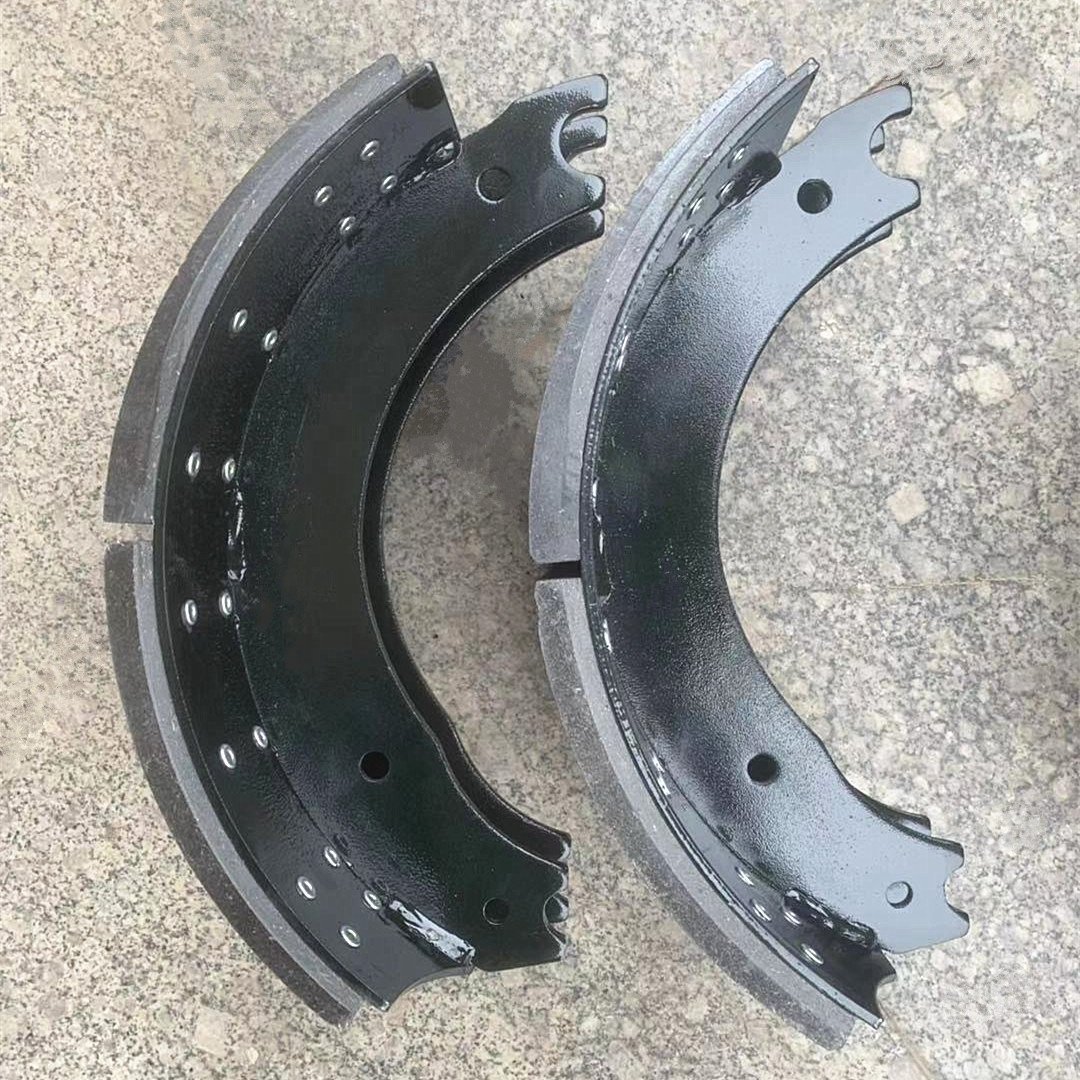 China High Performance Truck Bus Axle Brakes 4515 Lined Drum Brake Shoe