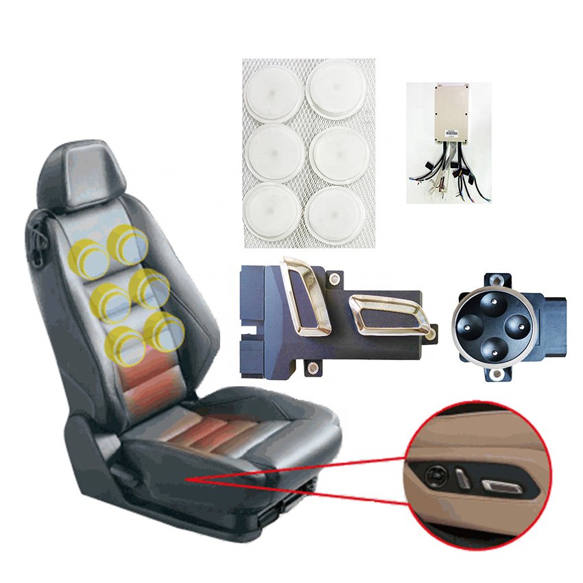 Auto air Pressure 6 Set Vibration Electric Vehicle 8 Way Adjustment Position Automobile Massager System Setup | Car Accessories