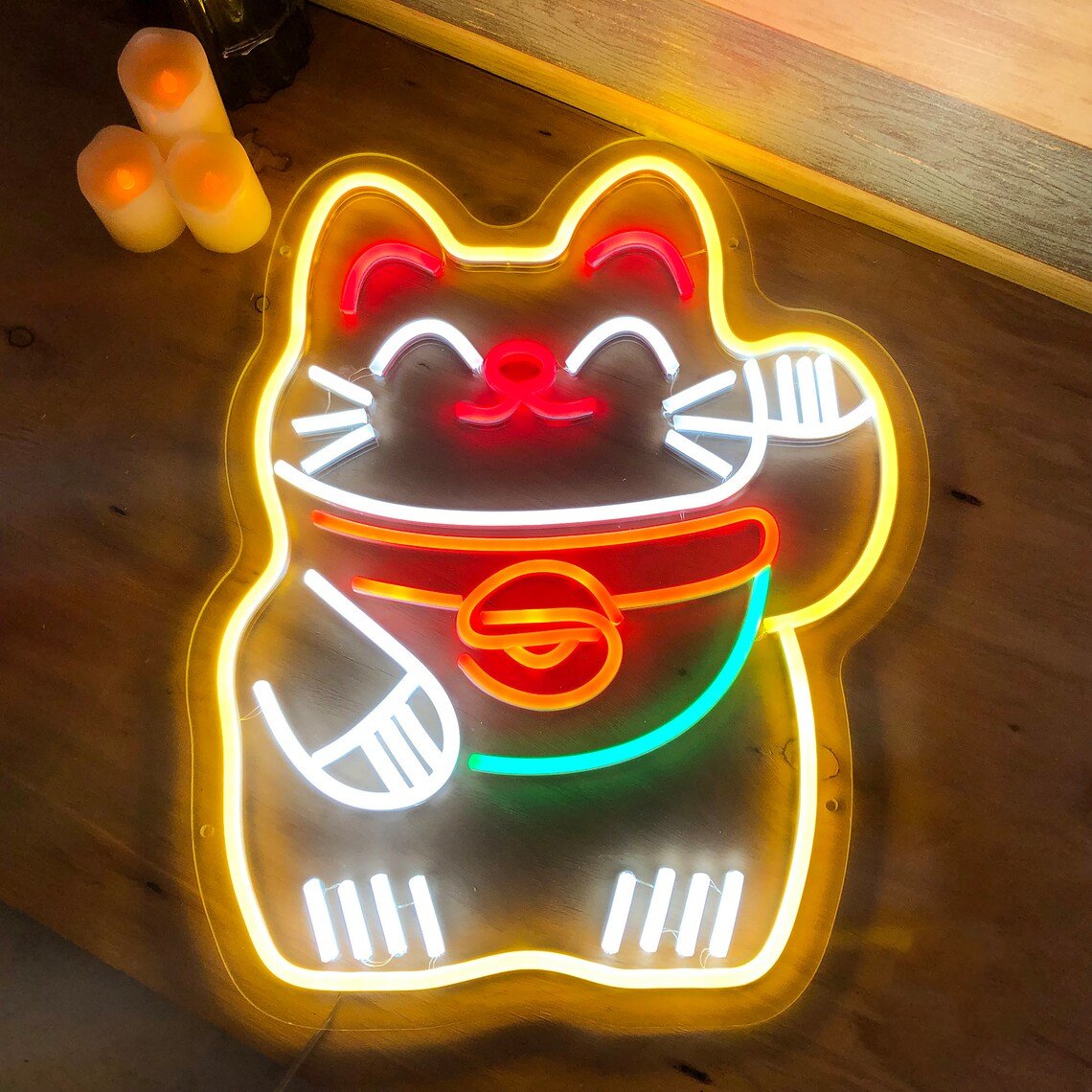Remote Control Custom Motorcycle Wall-mounted RGB Color Handmade Neon Signage Neon Light Sign for Room Decoration Wall Light