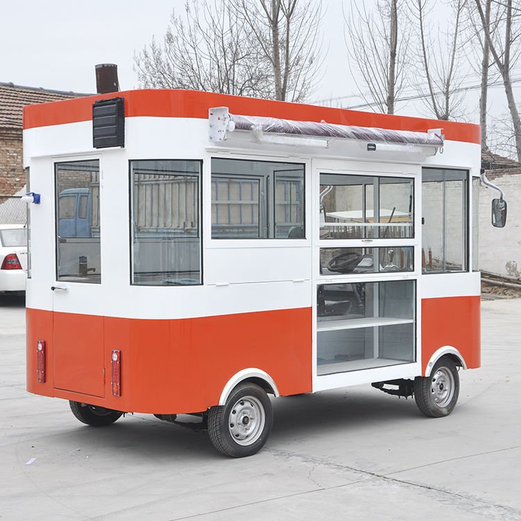 Eco-Friendly Foodtruck Mobile Food Bus Electric Fast Snack Food Dining Car for Sale