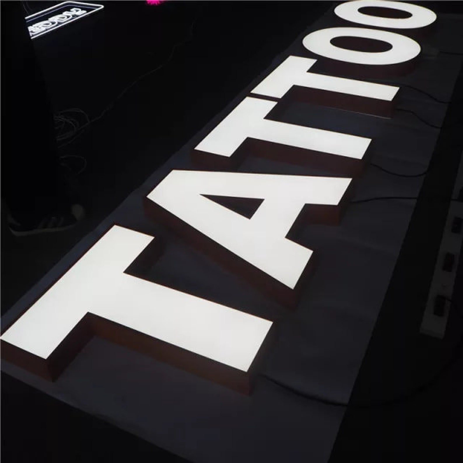 Factory Outlet Light Box Shop Laser Cut Led Acrylic Alphabet 3d Backlit Led Light Illuminated Letter Sign