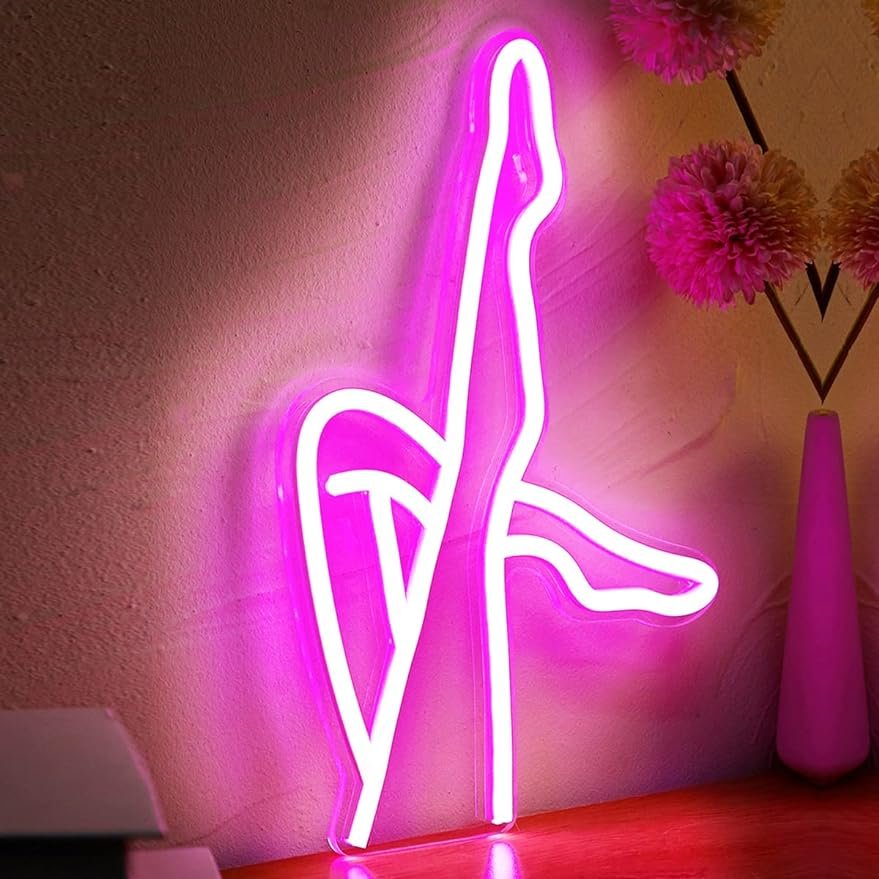 Body Neon Sign Acrylic Plate Pure Silicone No MOQ Free Design Wedding Home Wall Decor Custom Neon Sign