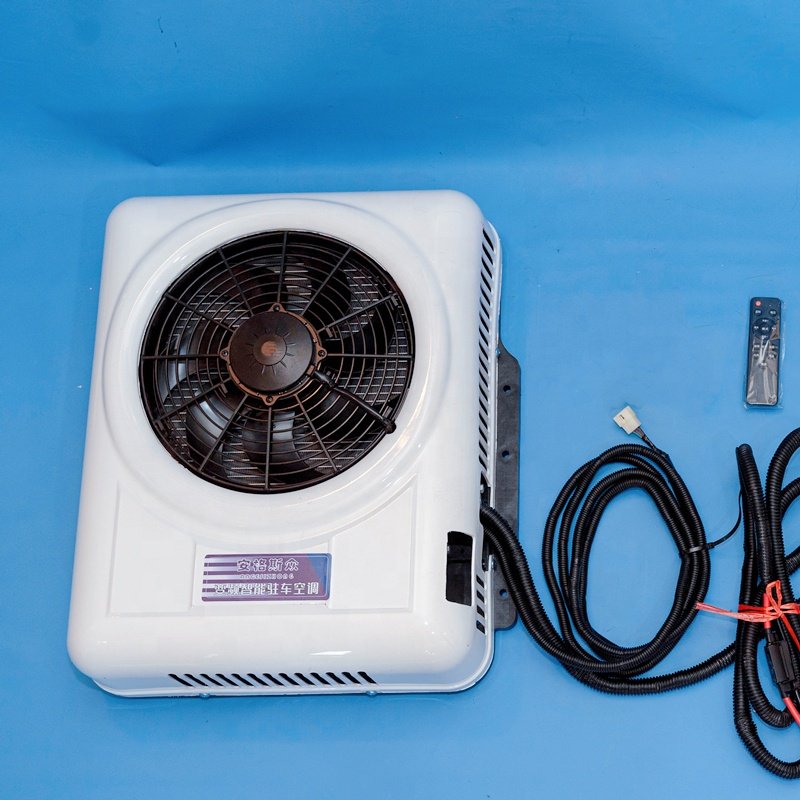 Van Cooling 12v Parking Truck Airconditioner Unit 24 Volt Parking Cooler for European Trucks