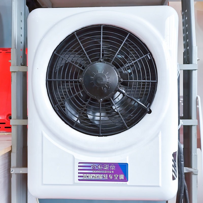 Van Cooling 12v Parking Truck Airconditioner Unit 24 Volt Parking Cooler for European Trucks