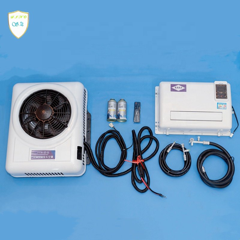 Van Cooling 12v Parking Truck Airconditioner Unit 24 Volt Parking Cooler for European Trucks