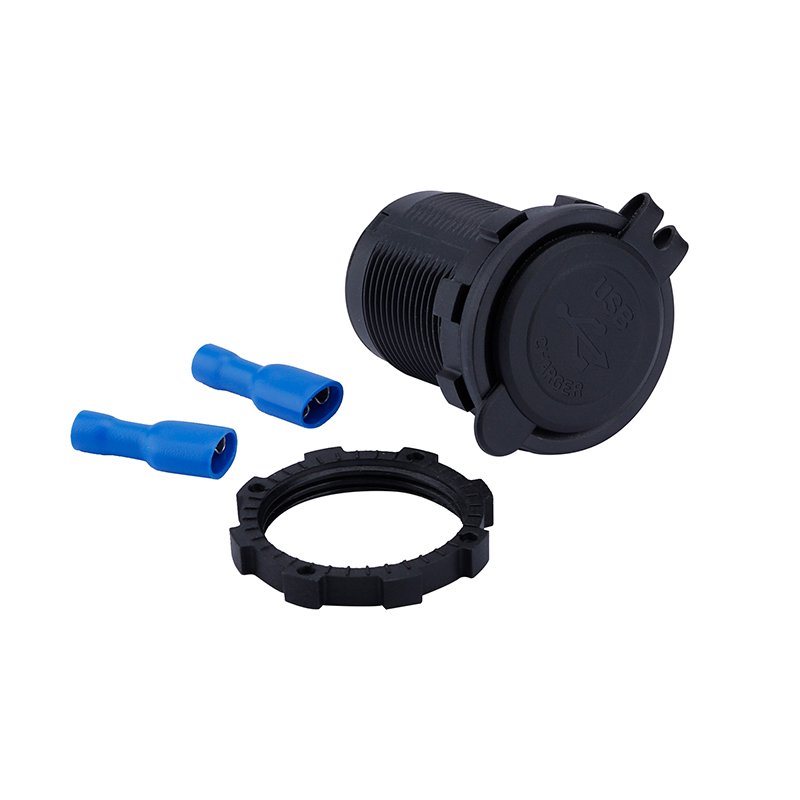 USB Car Charger Auto Accessories for Car Motorcycle Dual Port Touch Red Green Blue Light 5V 4.2A Touch Usb Car Charger