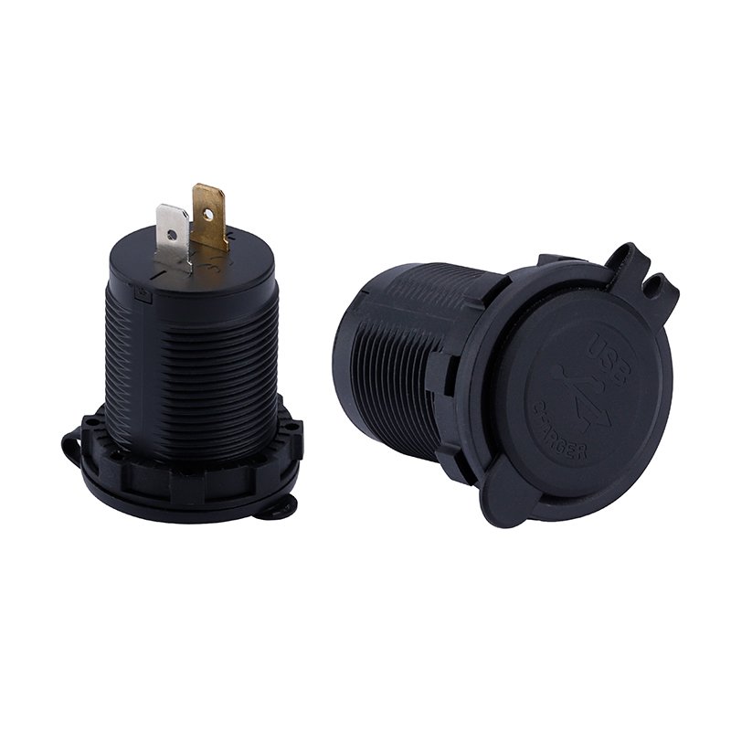 USB Car Charger Auto Accessories for Car Motorcycle Dual Port Touch Red Green Blue Light 5V 4.2A Touch Usb Car Charger