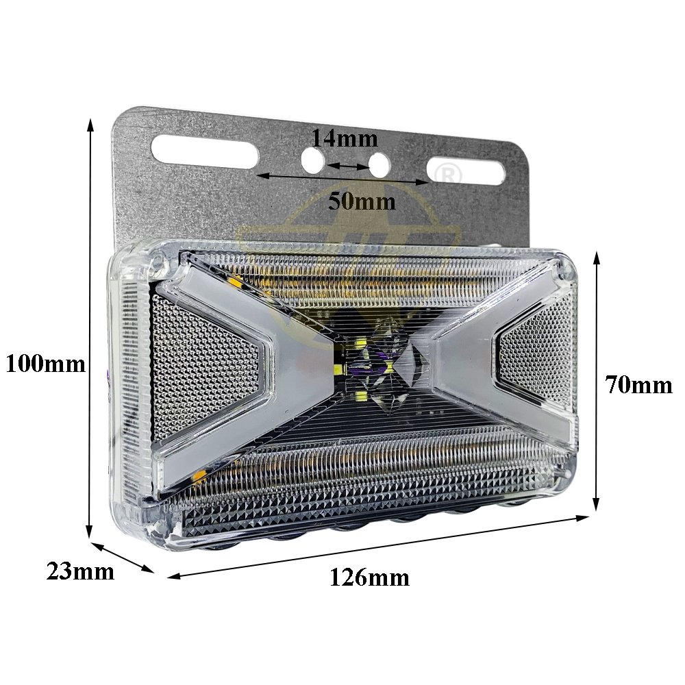 12V RV Pickup Trailer Truck Fender Rear Light LED Side Marker Light Indicator Lamp Bus Truck Lorry Caravan
