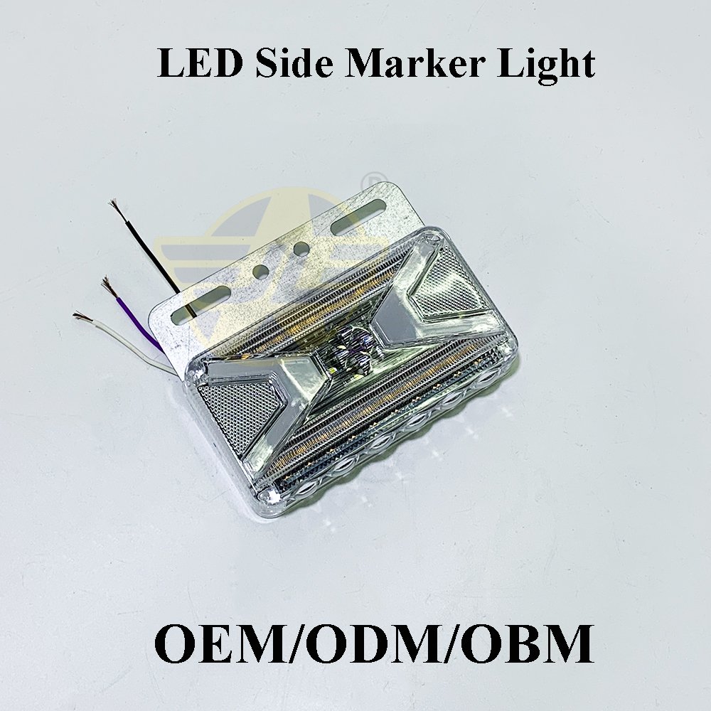 12V RV Pickup Trailer Truck Fender Rear Light LED Side Marker Light Indicator Lamp Bus Truck Lorry Caravan
