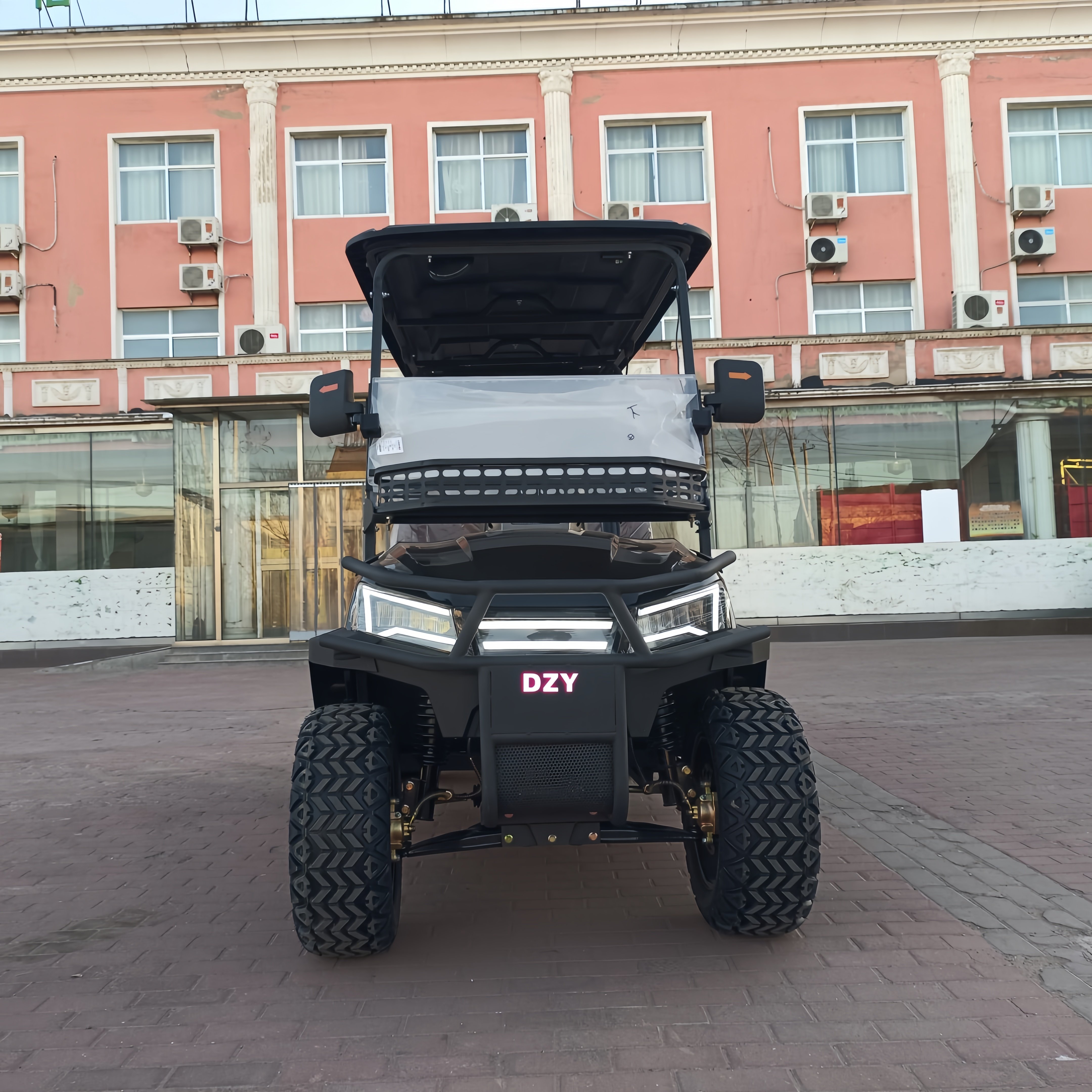6-Seater 72V Lithium Electric Golf Cart Street Legal 4-Wheel Steel with 5KW Motor Club Car Compatible Certified by EEC DOT GCC