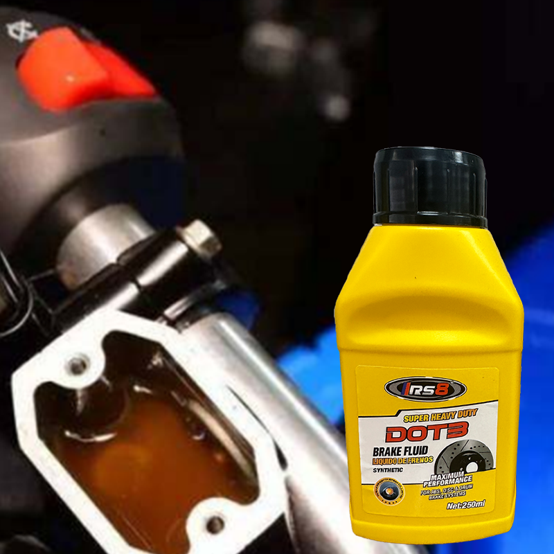 IRS8 Factory Wholesale Super Heavy Duty 250ML DOT3 Brake Fluid Custom Accepted Lubricant for Car Truck Bus Base Oil Compound Oil