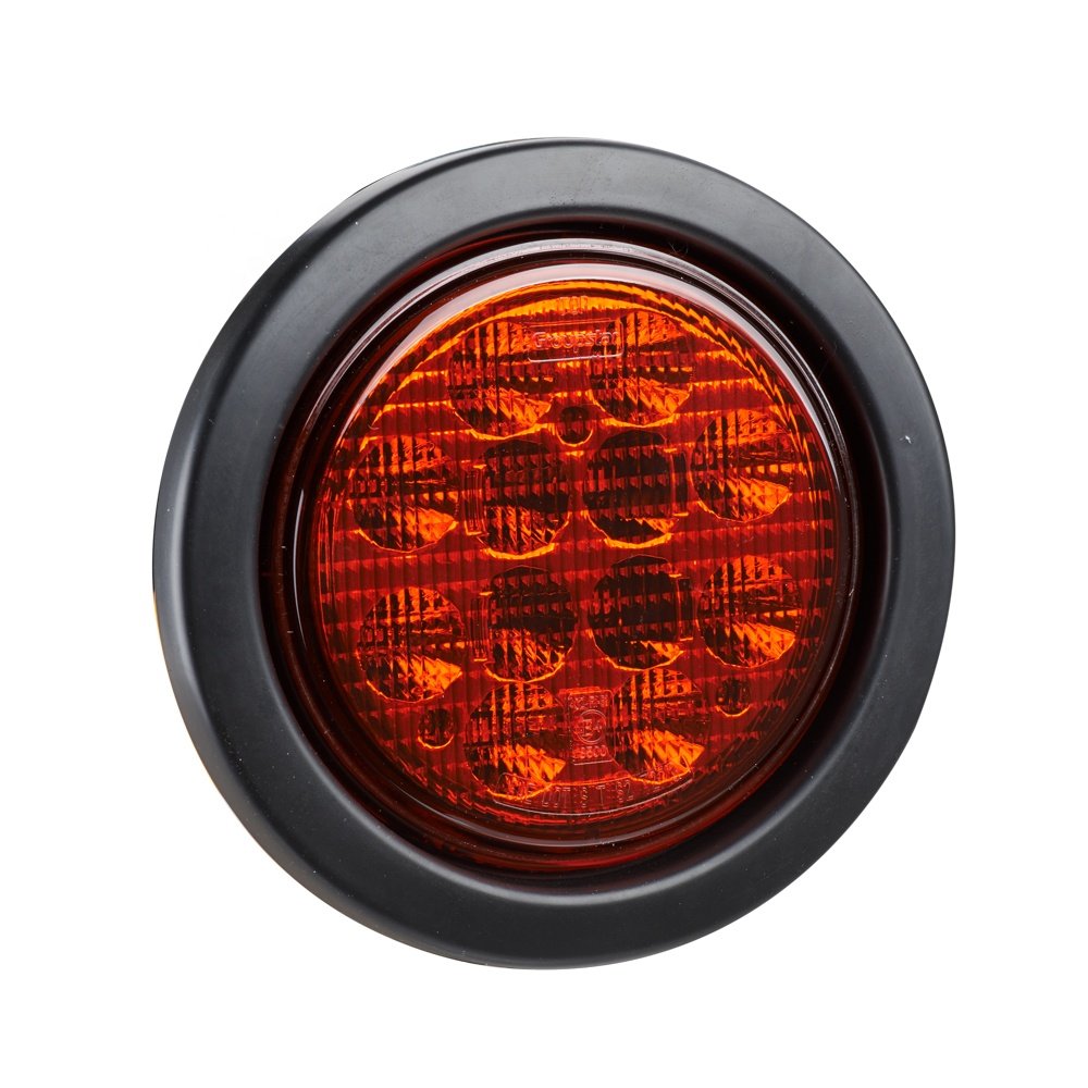 Emark 10-30V 2W 4 Inch Reverse Brake Turn Trailer Tail Lights LED Signal Lights for Trailer Truck Lorry Forklift