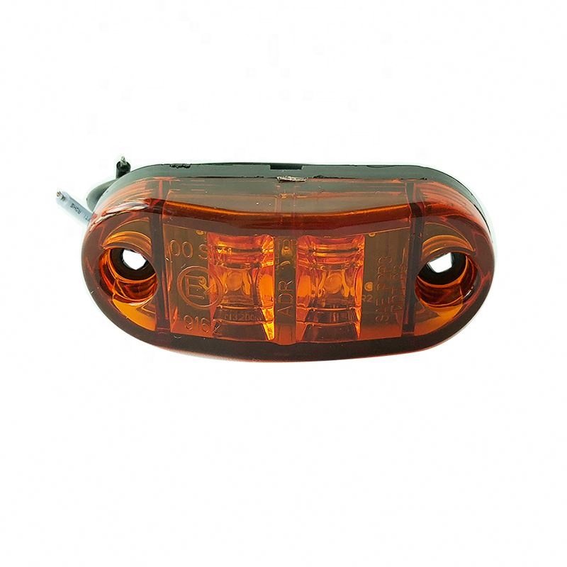 Macon Warning Light LED Car Goods Diode Light Trailer Truck Orange White Red LED Side Marker Lamp for Car Accessories