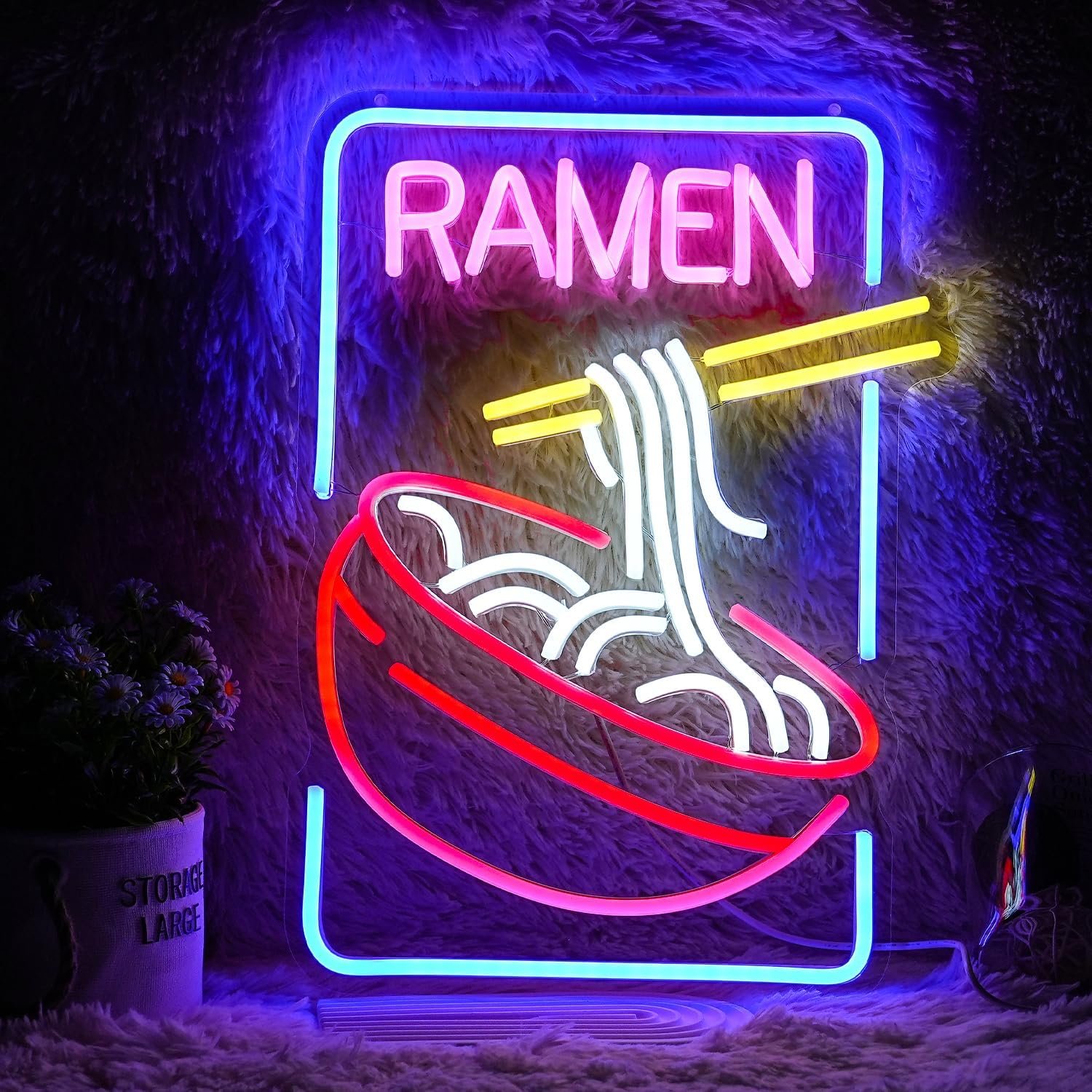 Bright Neon Sign for Restaurants USB Powered, Easy to Install, Durable