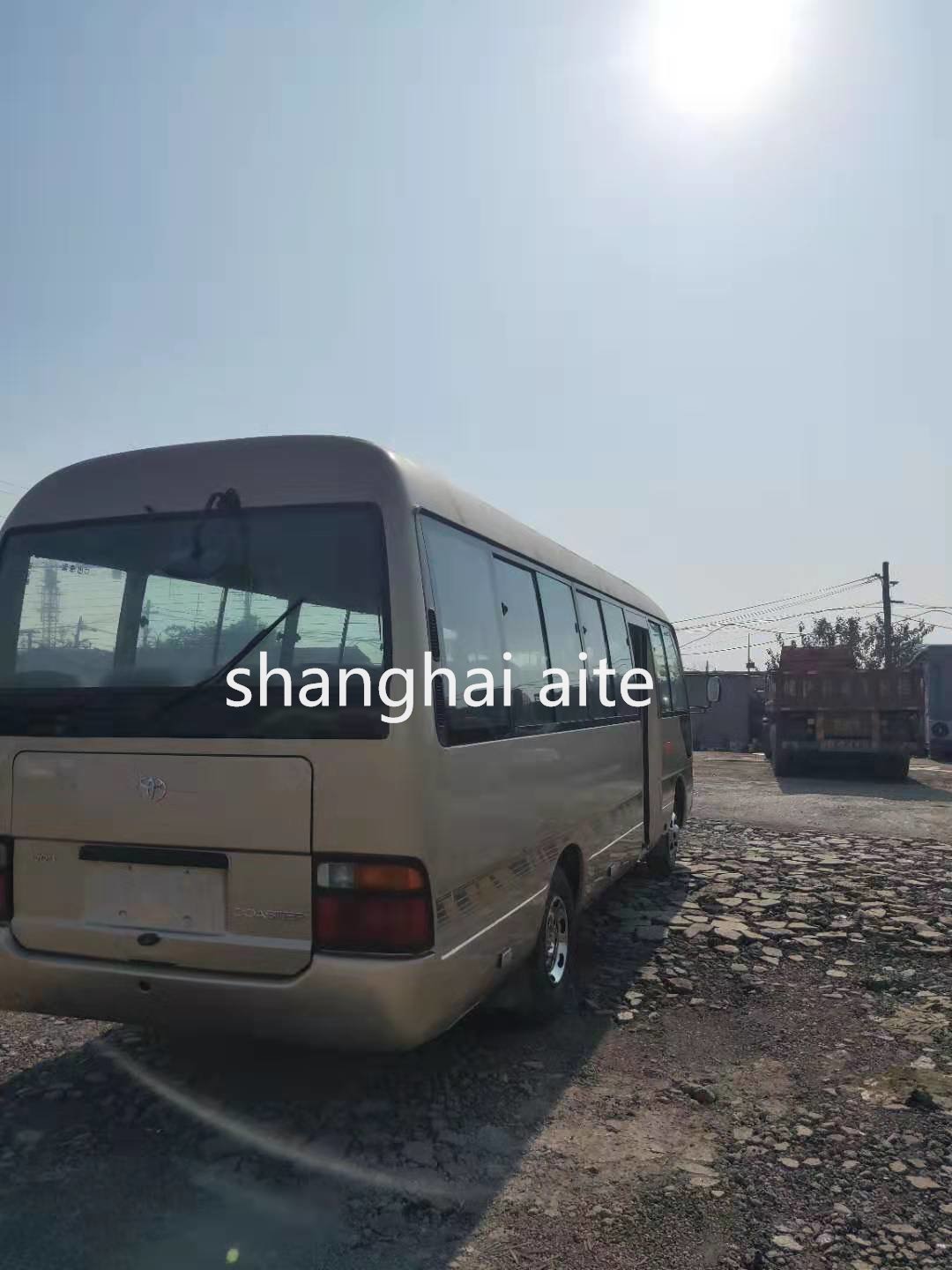 LHD Used--Toyota Coaster Bus diesel Engine 30 Seats City Bus Used coaster Bus for Sale Cheap Price