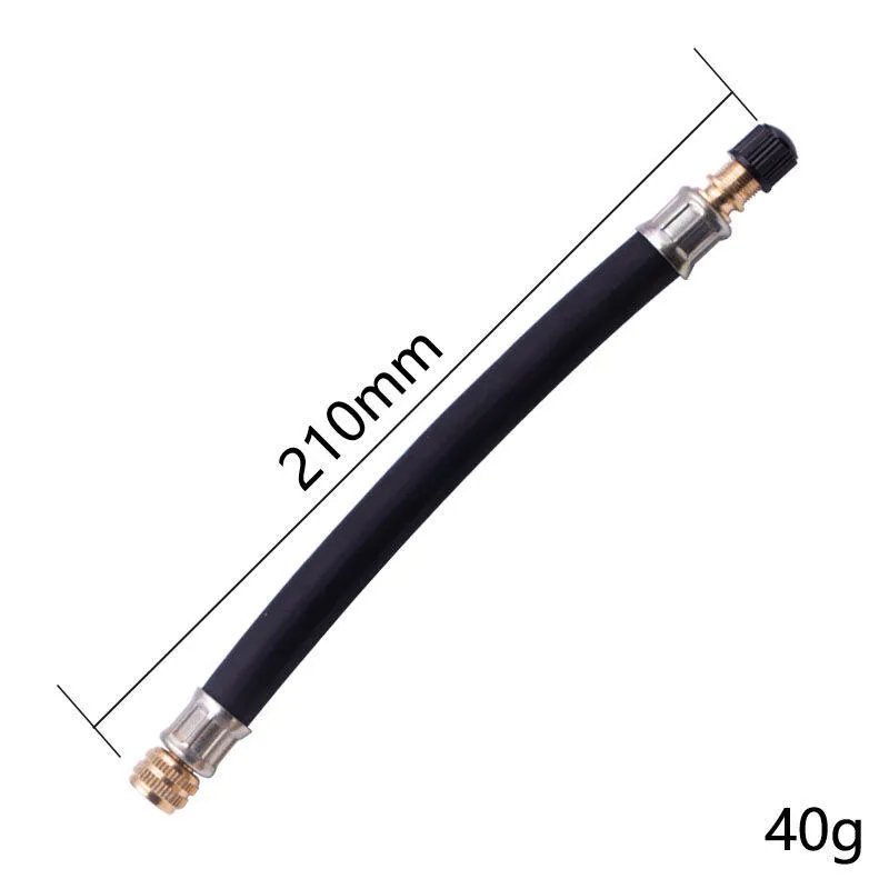 4Pcs Flexible Rubber Tyre Valve Extension 210mm - Twin Wheel Lorry Van Bus Adapter Car Accessories Bike Accessories