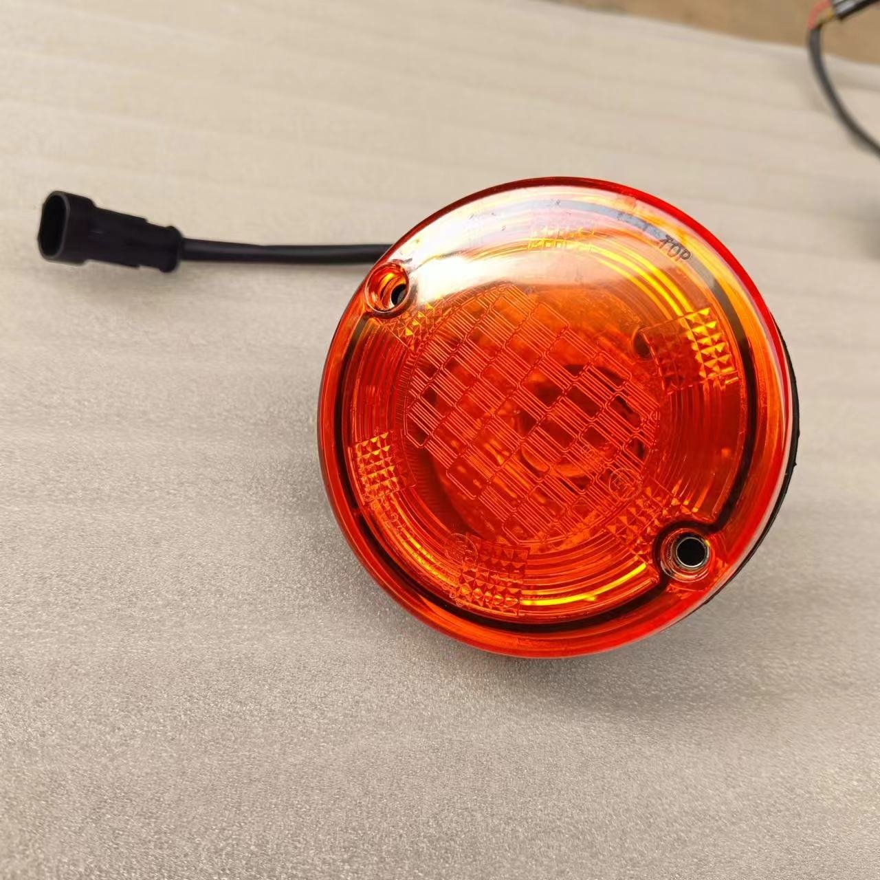 Hot Sale Bus Light Yellow Round Bulb 24v Rear Turn Signal Indicator Lamp
