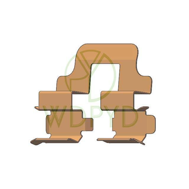 D1108 Stainless Steel Auto Brake Parts Caliper Accessory Kit Brake Hardware Kits for Audi Volkswagen Opel Brake Hardware