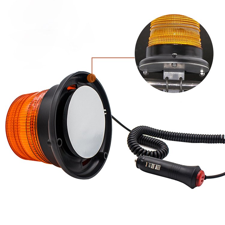 DC12-80V Emergency Powerful Magnetic Strobe Warning Beacon for Truck Ship Yacht Vehicle School Bus