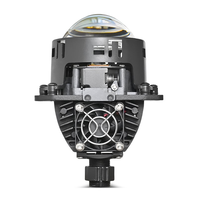 Wholesale 70W High-power LED Headlights 3.0 Inch Bi Lens Projector Laser Light 12V Auto Accessories Universal 70 12month CN;GUA