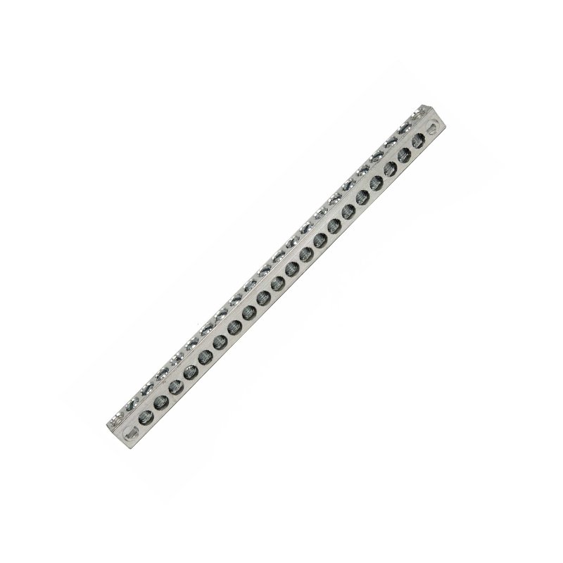 High Quality Custom Way Aluminum Ground Bus Bar and Aluminum Neutral Link with Tin Plated and Screw for Earthing Accessories