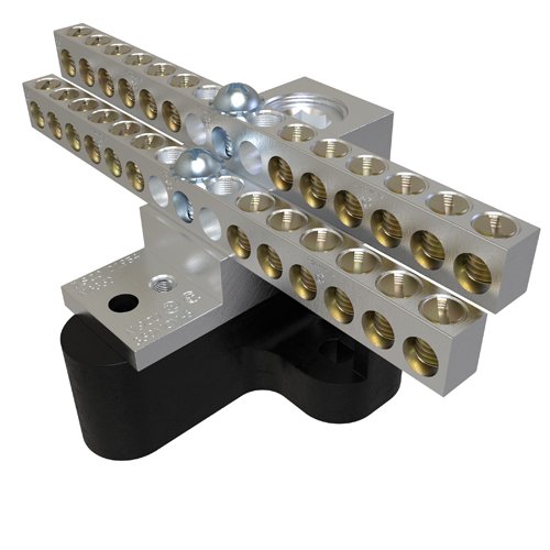 High Quality Custom Way Aluminum Ground Bus Bar and Aluminum Neutral Link with Tin Plated and Screw for Earthing Accessories