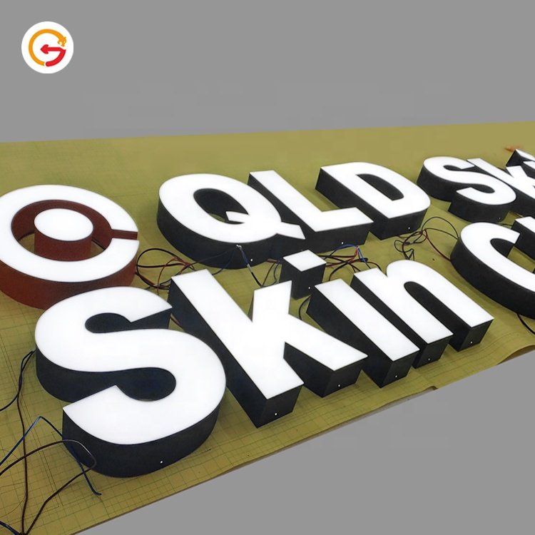 JAGUARSIGN Custom Led Acrylic Channel Aluminium Letter Signs Front Lit Letters Led Store Lighted Sign Carteles De Led Factory