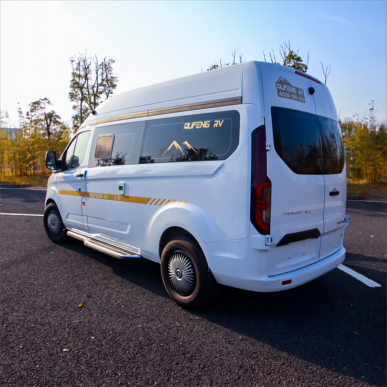 QXN RV B660 Diesel 6-Seater Used Car Turbo Engine Automatic Gearbox Hydraulic Steering System R16 Tire Size FWD Bus Type