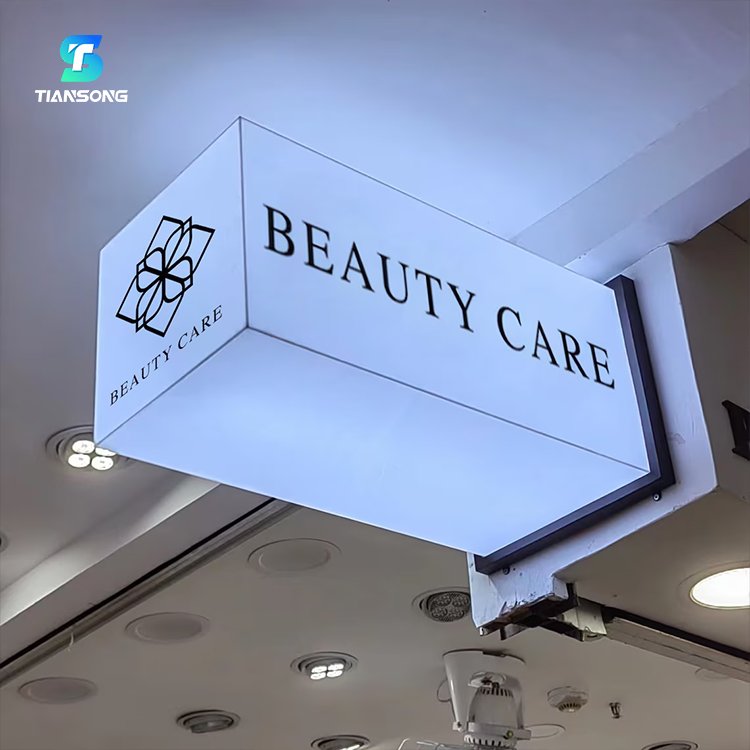 Full Luminous Acrylic Light Box Whole Lit Outdoor Strong Exhibition Lightbox Custom Illuminated Sign