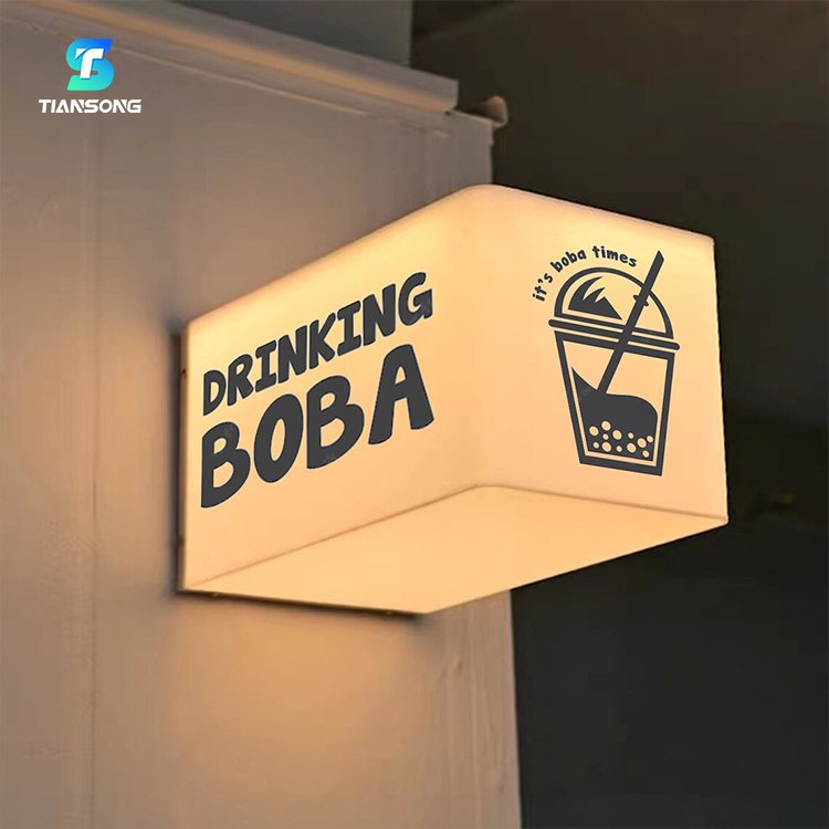 Full Luminous Acrylic Light Box Whole Lit Outdoor Strong Exhibition Lightbox Custom Illuminated Sign