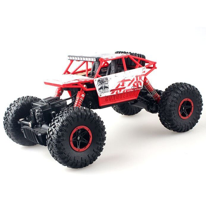 For 2.4G Four-wheel Drive Off-road Climbing Car Charging Remote Control Car Boy Model Toy Car Children Play