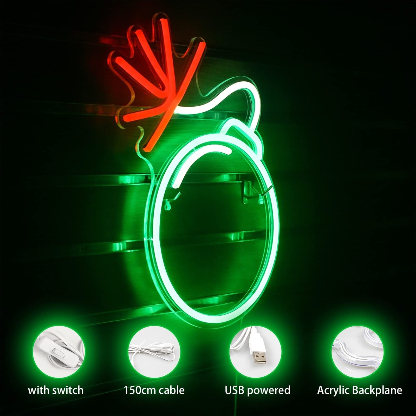 Neon Light Bomb Custom LED Party Acrylic Room Advertising Bar Commercial Lighting Wedding Bar Decoration Neon Sign Night Light