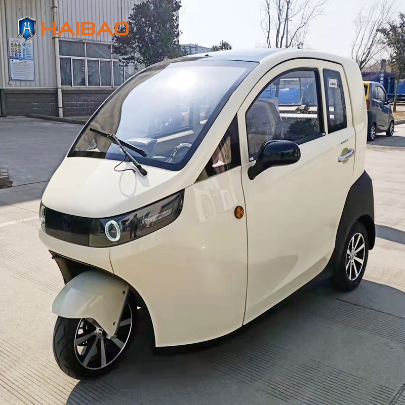 HAIBAO Brand Small Electric Car for Passenger Adult Small 3 Wheel Mini Ev Electric Car for Elderly