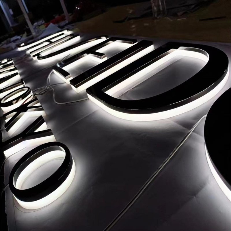 Led Outdoor Sign Signboard Customization Signmaker Manufacture Storefront Store Business 3d Name Coffee Shop Sign