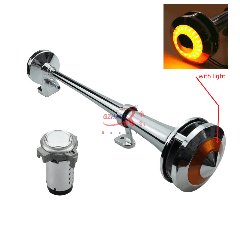 Single Trumpet air Horn Compressor 12v/24v air Pressure Horn for Bus Trucks Train