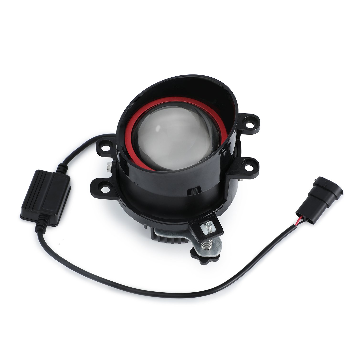 6000K/4500K/3000K Tri-color F8X 40W 3 Inch Waterproof Fog Light Projector Laser Fog Light Bi Led Projector Lens for Car