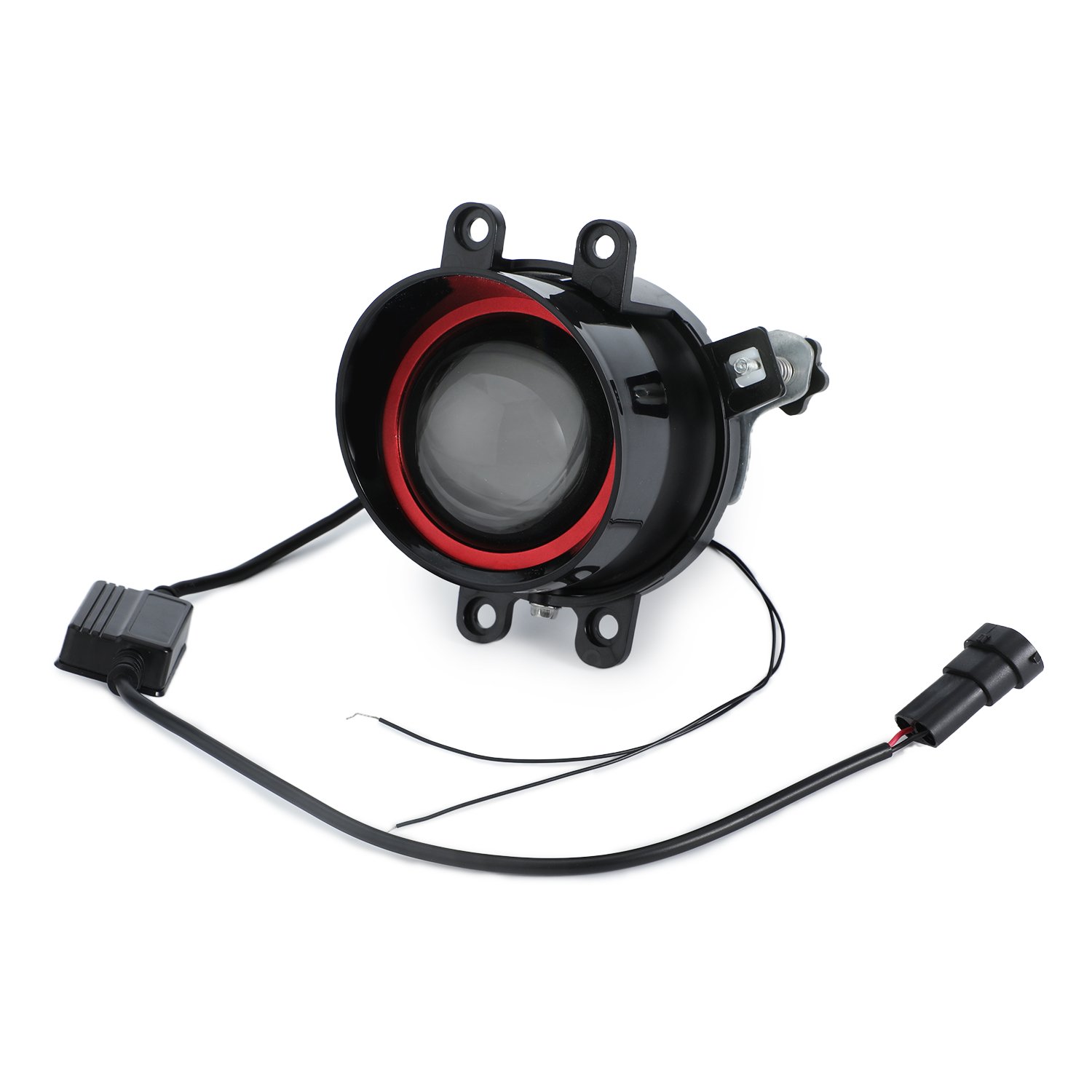 6000K/4500K/3000K Tri-color F8X 40W 3 Inch Waterproof Fog Light Projector Laser Fog Light Bi Led Projector Lens for Car