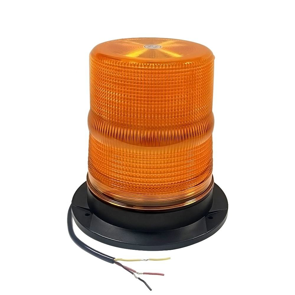 Emark 10-110v Amber 60w Hazard Lights Car Top Roof Emergency Light Flash Beacon Magnetic Light for Car Truck Forklift Bus