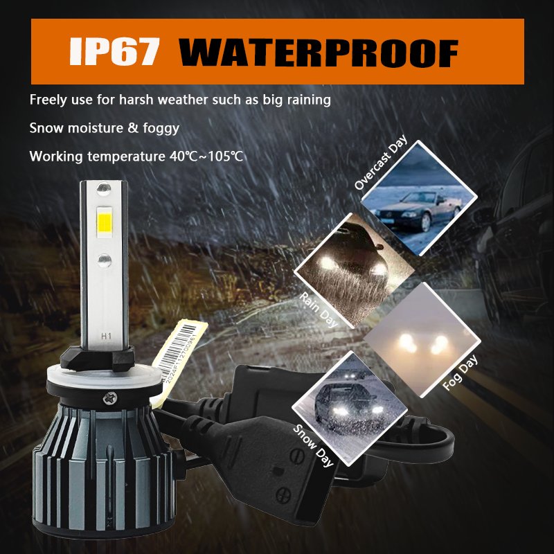 KingEagle M4-880 CSP LED Headlight Factory Wholesale High Quality H1 H3 H7 H4 9005 HB3 9006 HB4 H8 H11 COB Led Headlight