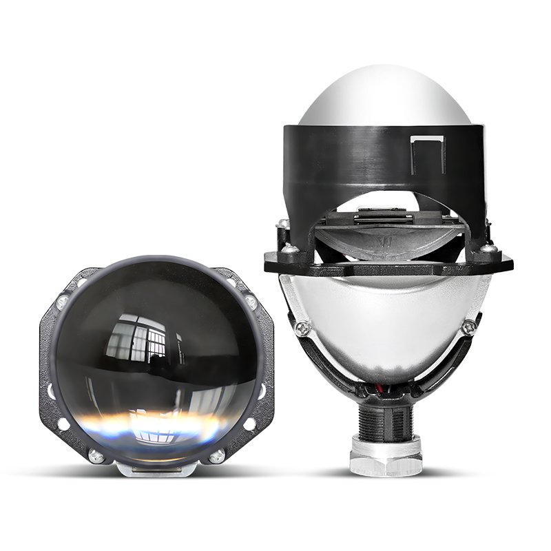 C3 2.5 Inch Driving Lights Car Headlight 45W 12v 6500K Bi Led Lens Projector Car Lamp H4 Led Auto Lighting Systems Canbus
