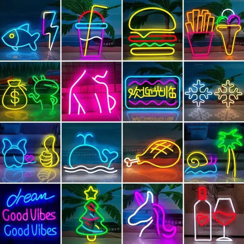 Hot Selling Free Design Custom Led Neon Light Name Logo Neon Sign Business Wall Sign