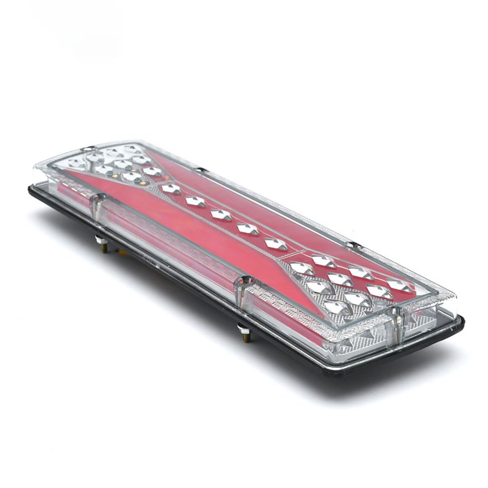 Car 12V 24V LED Truck Tail Lights Trailer Brake Rear Lights Taillights Dynamic Turn Signal Lamp Lorry Tractor Bus Caravans