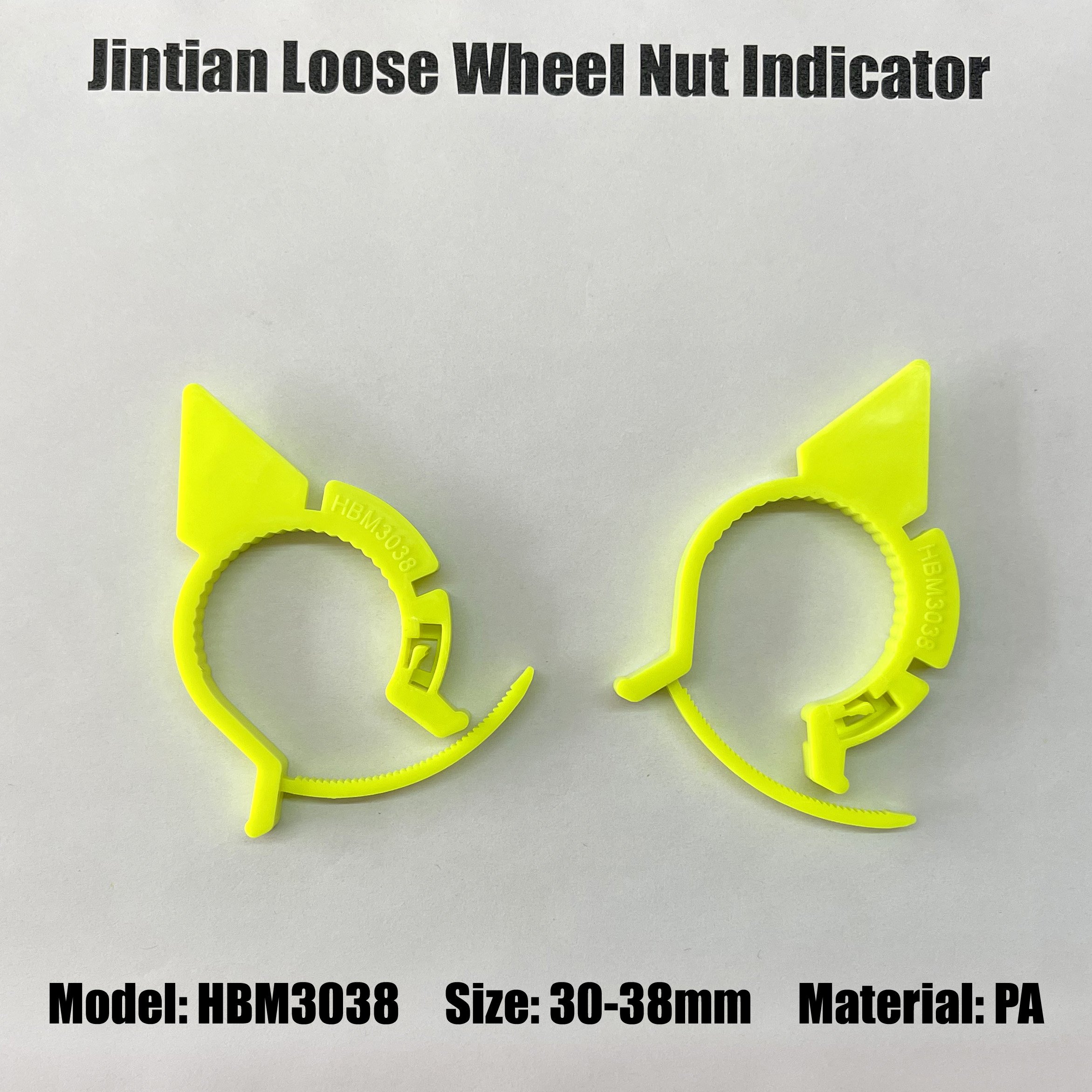HBM3038 Adjustable Loose Nut Indicator for 30 to 38mm Wheel Lug Nuts Safety Check Tool