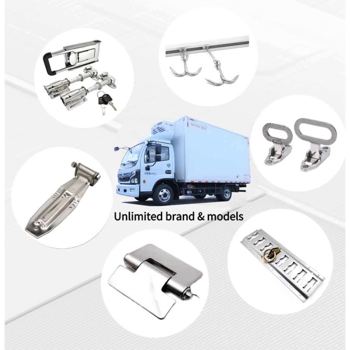 Container Trailer Refrigerated Truck Motor Home Small Size Folding Stainless Steel Pedal Ladder