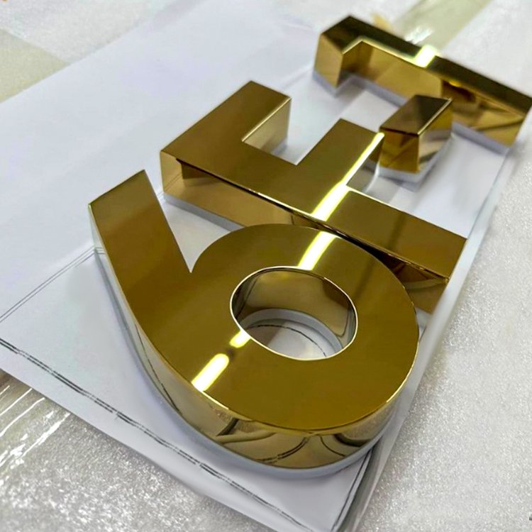Custom Address Numbers for Houses Custom Door Number Metal Numbers Hotel Letter Yard Signs Metal Letter 3d Acrylic Sign