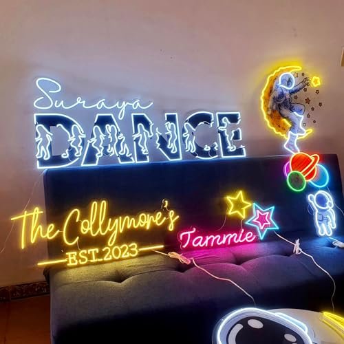 Custom Neon Sign LOGO Light for Wedding Anniversary Birthday Party Man Cave Personalized Name Sign Led Light for Wall Decor